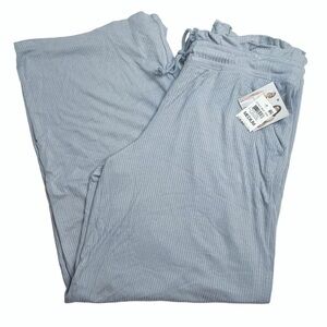 Jenni Style Not Size Wide Leg Lounge Pants Weathervane Blue Grey Medium New
